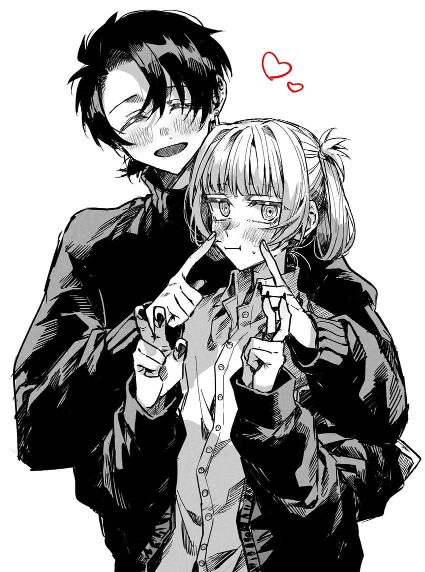 nanakusa nazuna and yamori kou (yofukashi no uta) drawn by funa2001