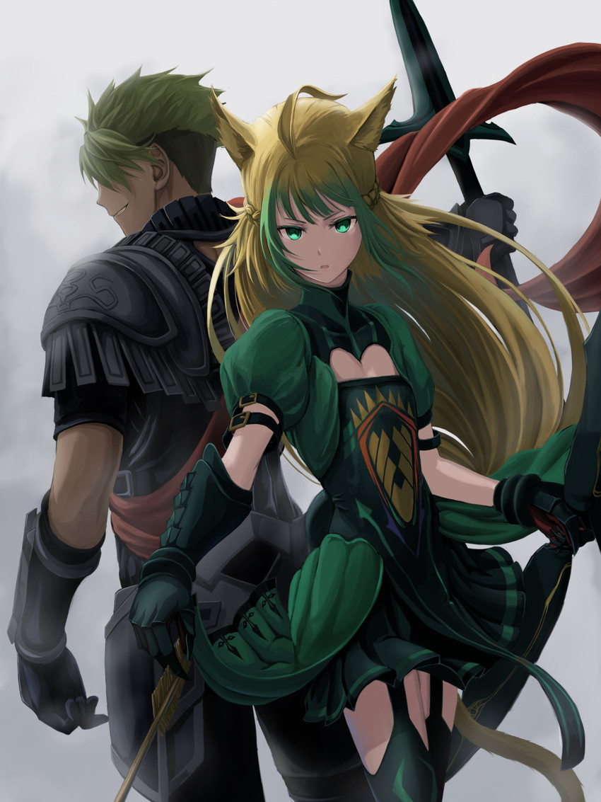 atalanta and achilles (fate and 1 more) drawn by mukade_(siieregannsu)