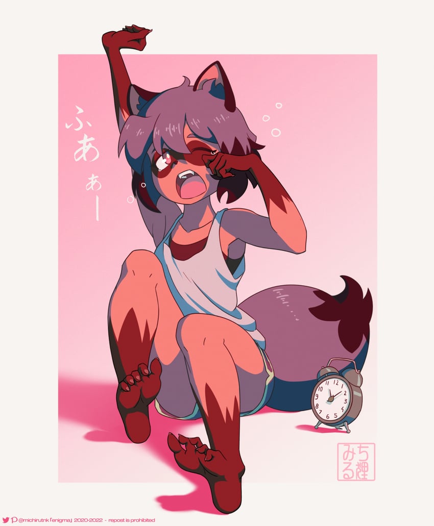 kagemori michiru (brand new animal) drawn by michirutnk