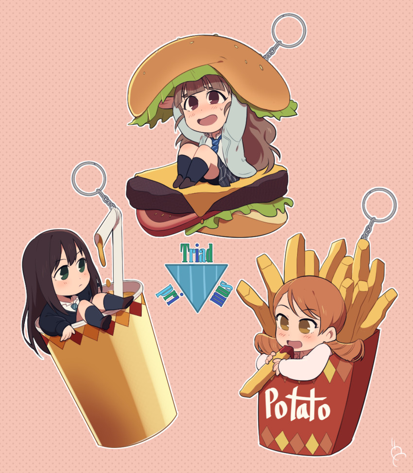 shibuya rin, hojo karen, and kamiya nao (idolmaster and 1 more) drawn by morphin_e