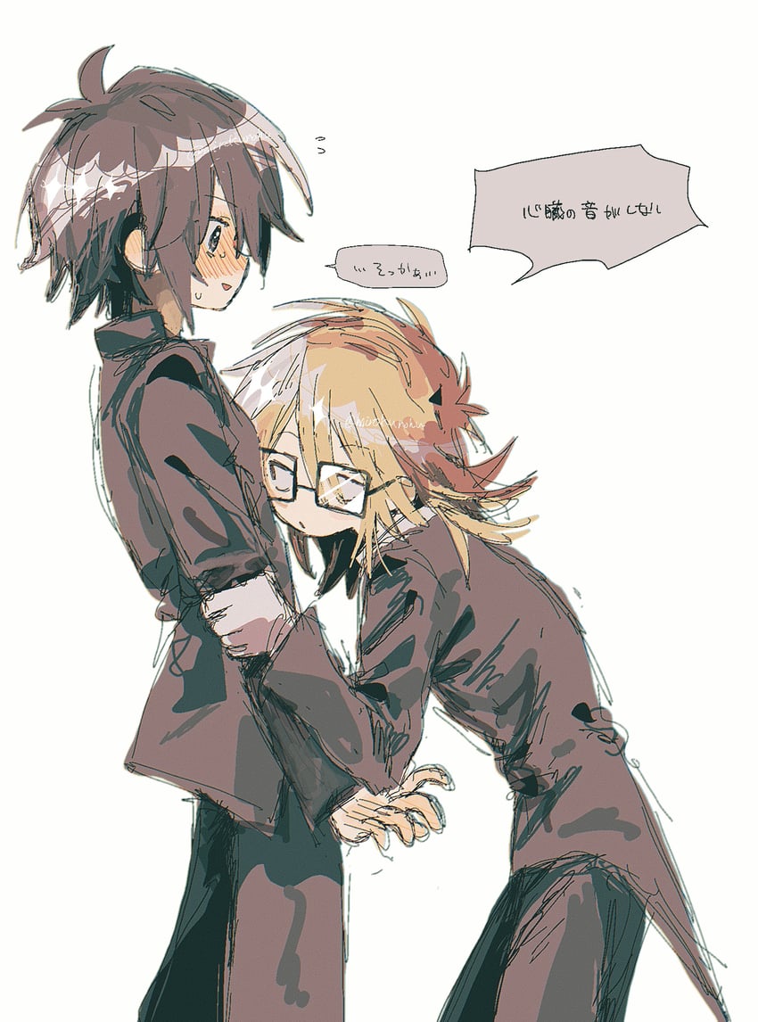 randal ivory and tsukada satoru (randal's friends) drawn by komiroku