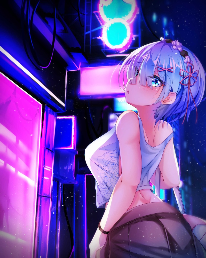 rem (re:zero kara hajimeru isekai seikatsu) drawn by the0neulost