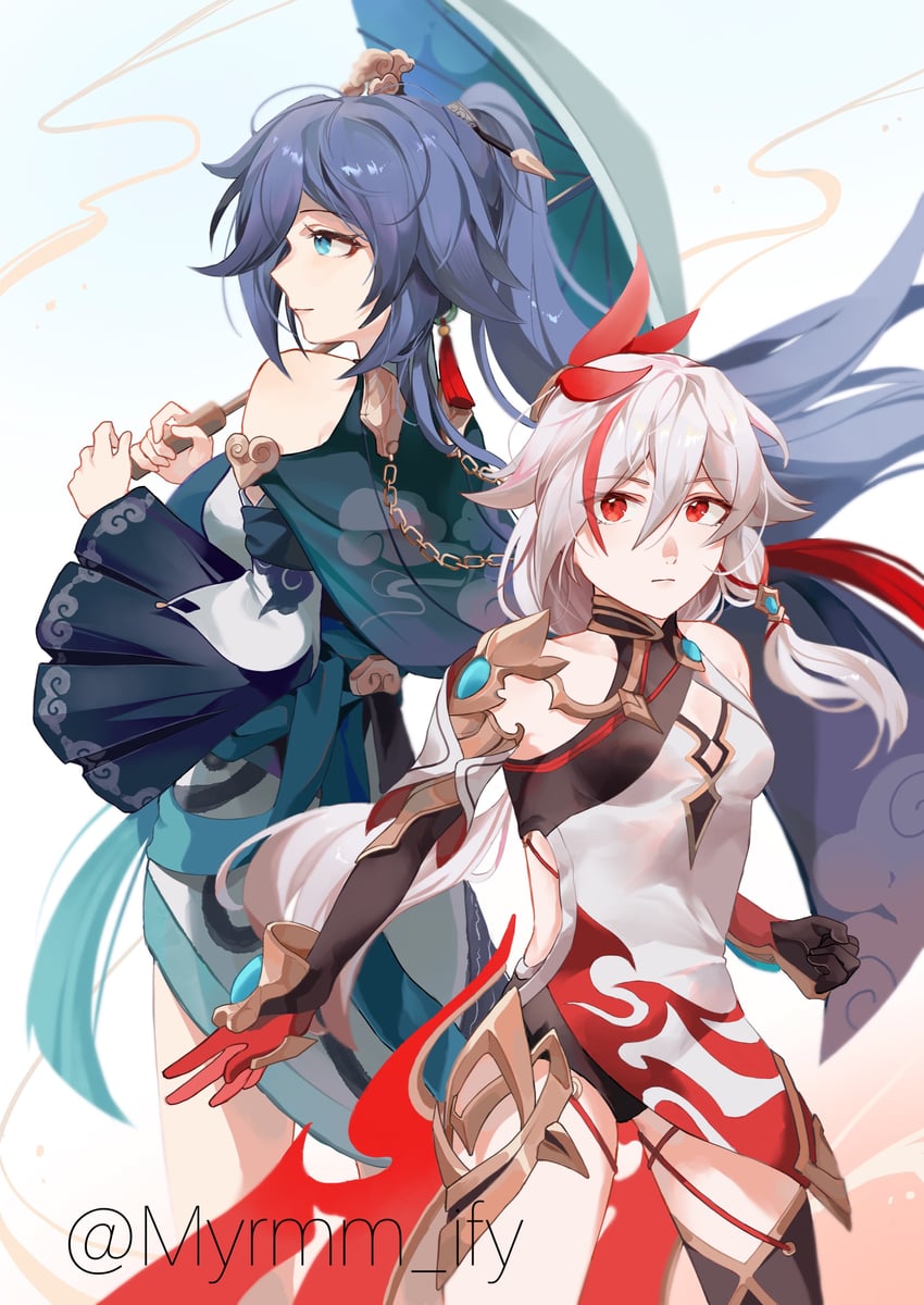 fu hua (honkai and 1 more) drawn by myrmm_ify