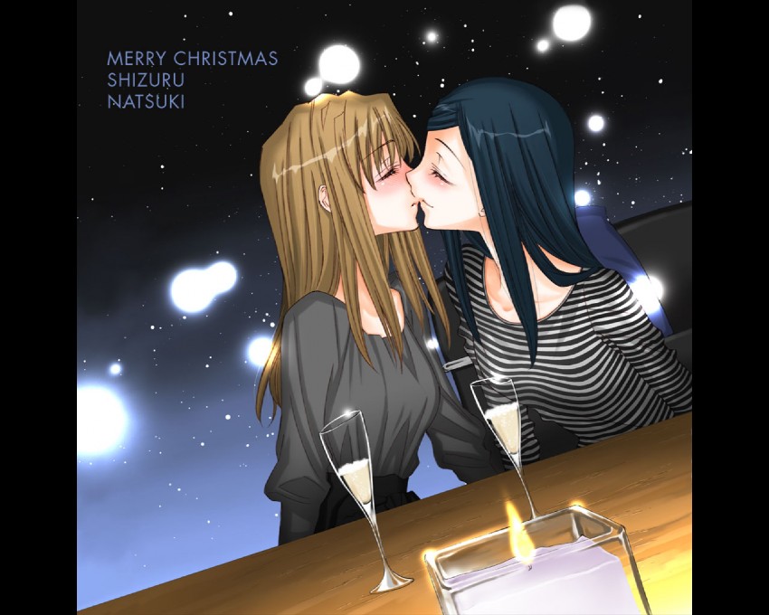 kuga natsuki and fujino shizuru (my-hime) drawn by takano_saku