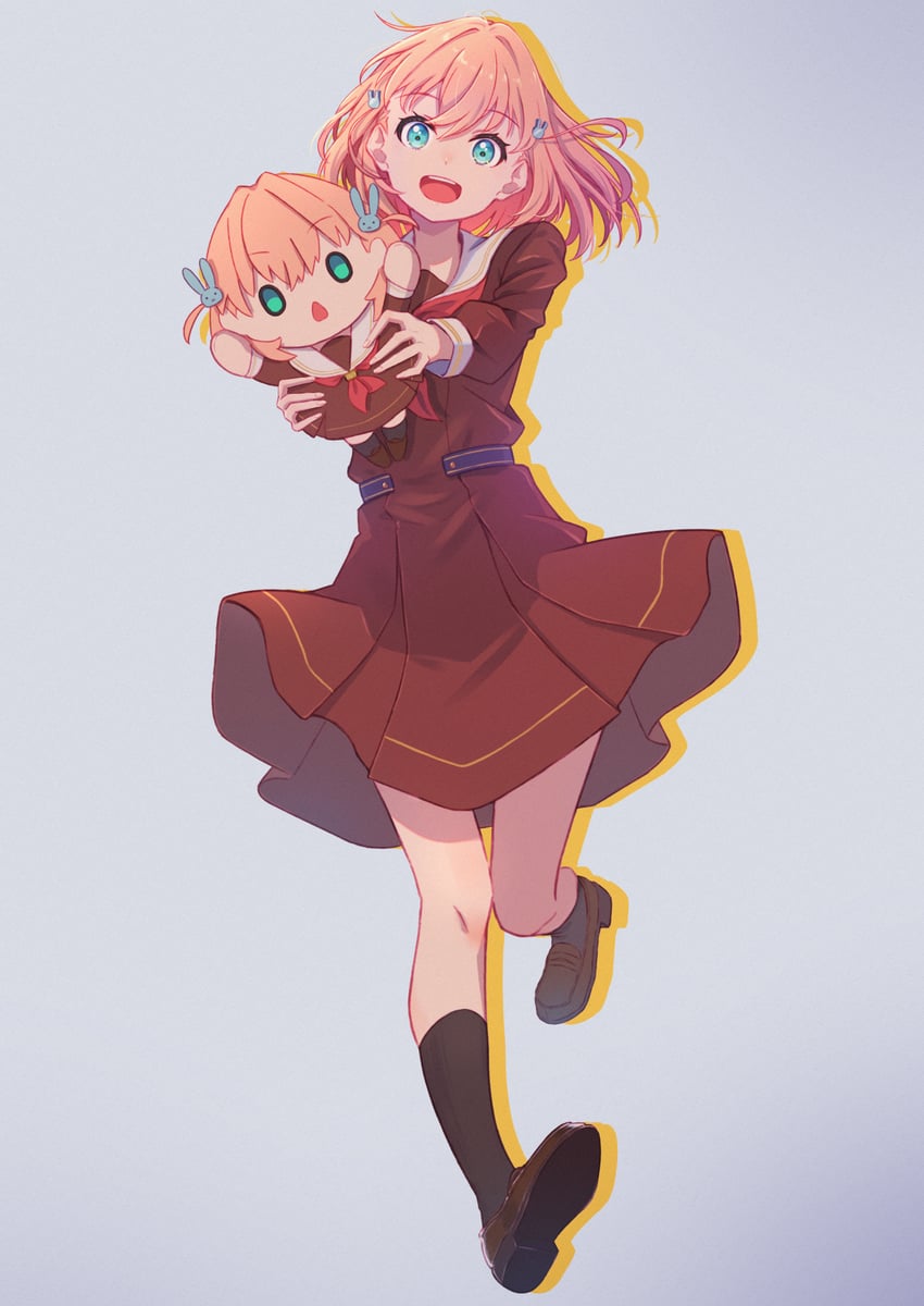 hinoshita kaho (love live! and 1 more) drawn by macken666
