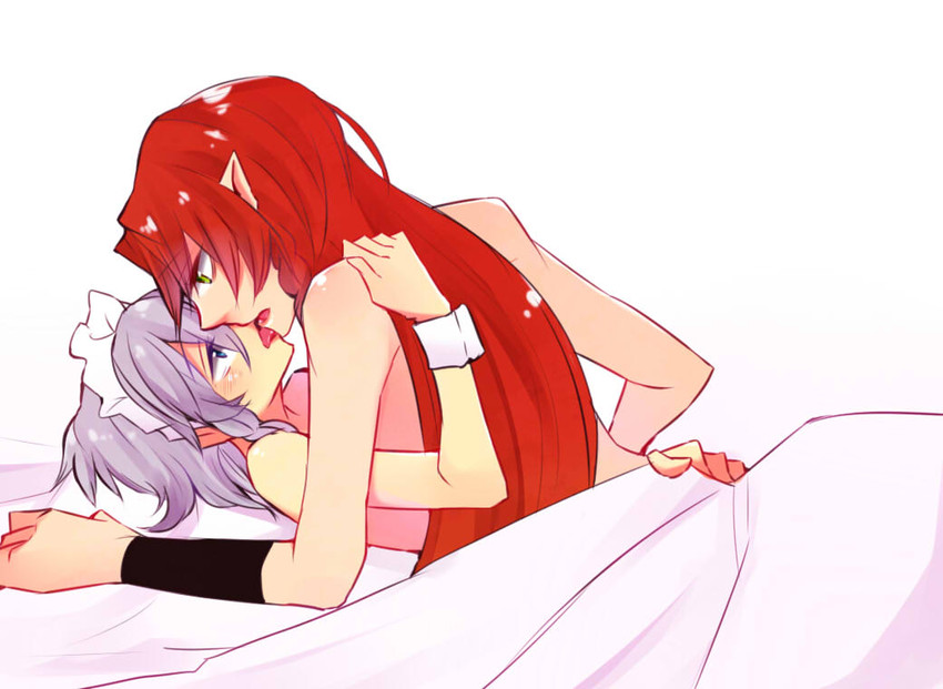 izayoi sakuya and hong meiling (touhou) drawn by nako_sekando
