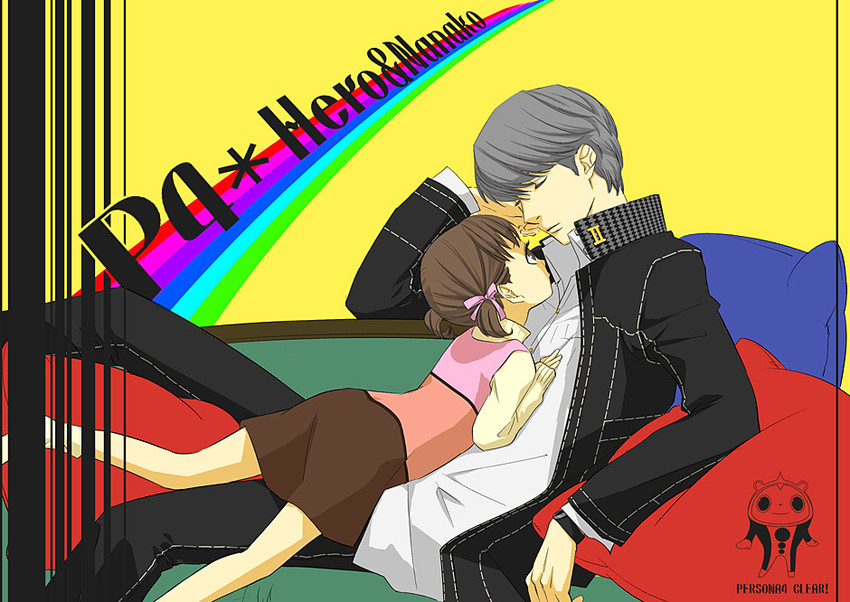 narukami yu and doujima nanako (persona and 1 more) drawn by kirimochi_niwe