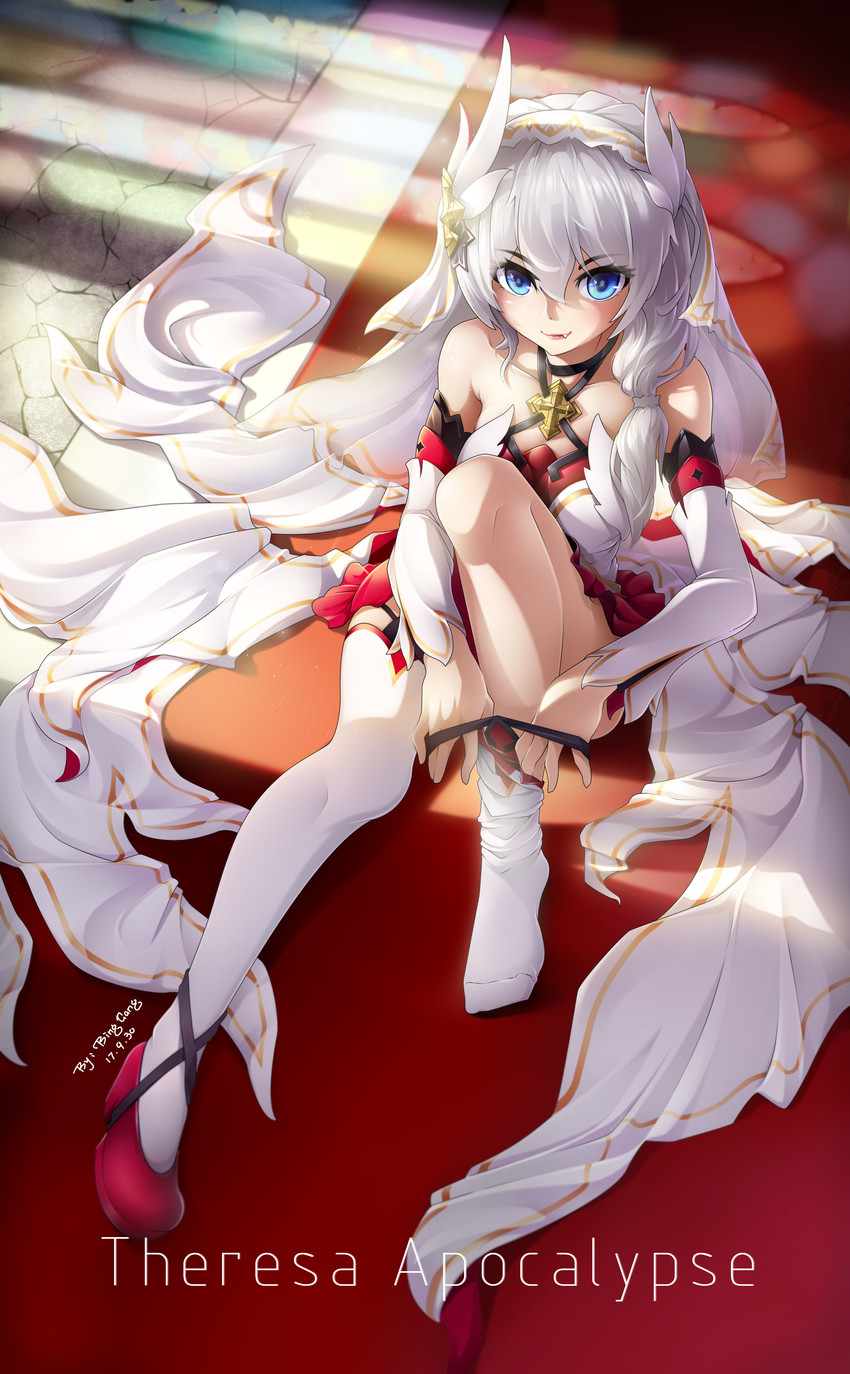 theresa apocalypse (honkai and 1 more) drawn by bing_gang