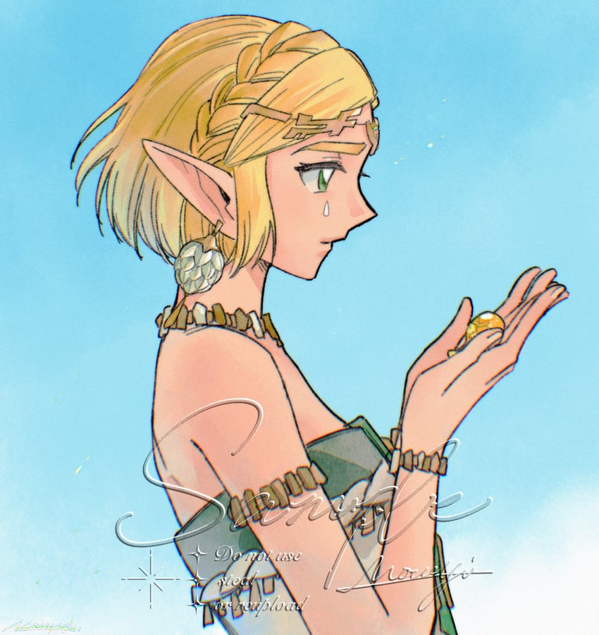 princess zelda (the legend of zelda and 1 more) drawn by mouyi