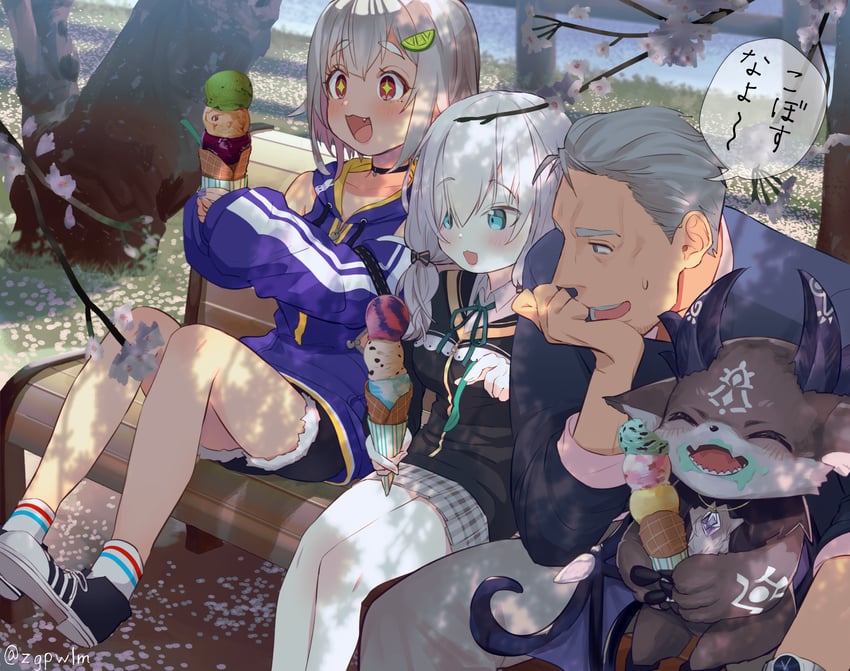 ars almal, debidebi debiru, maimoto keisuke, and hayama marin (nijisanji) drawn by zgpwlm