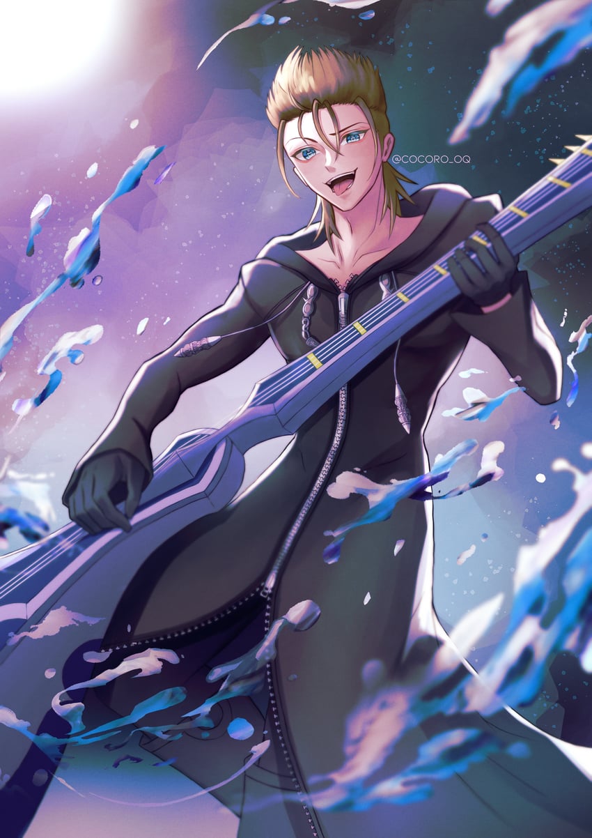 demyx (kingdom hearts and 1 more) drawn by cocoro_oq