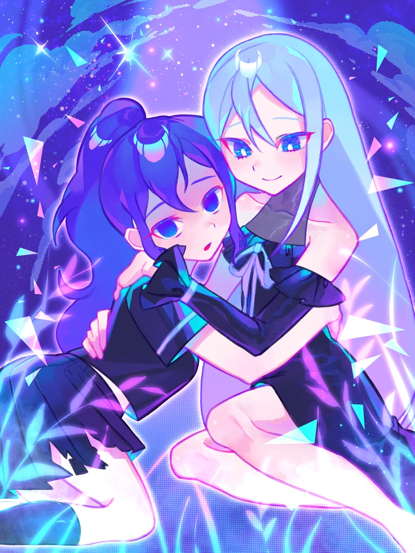 asahina mafuyu and yoisaki kanade (project sekai) drawn by iro_(mywife_sunny)
