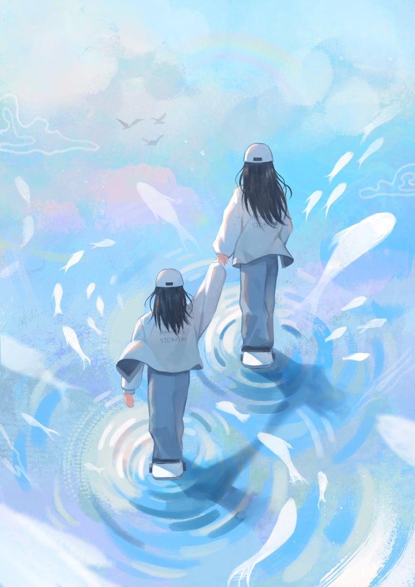 yoo je-i and woo seul-gi (friendly rivalry) drawn by xiao_shayu_i