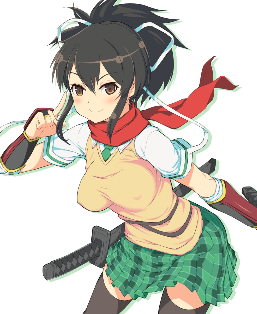 asuka (senran kagura and 1 more) drawn by qbase