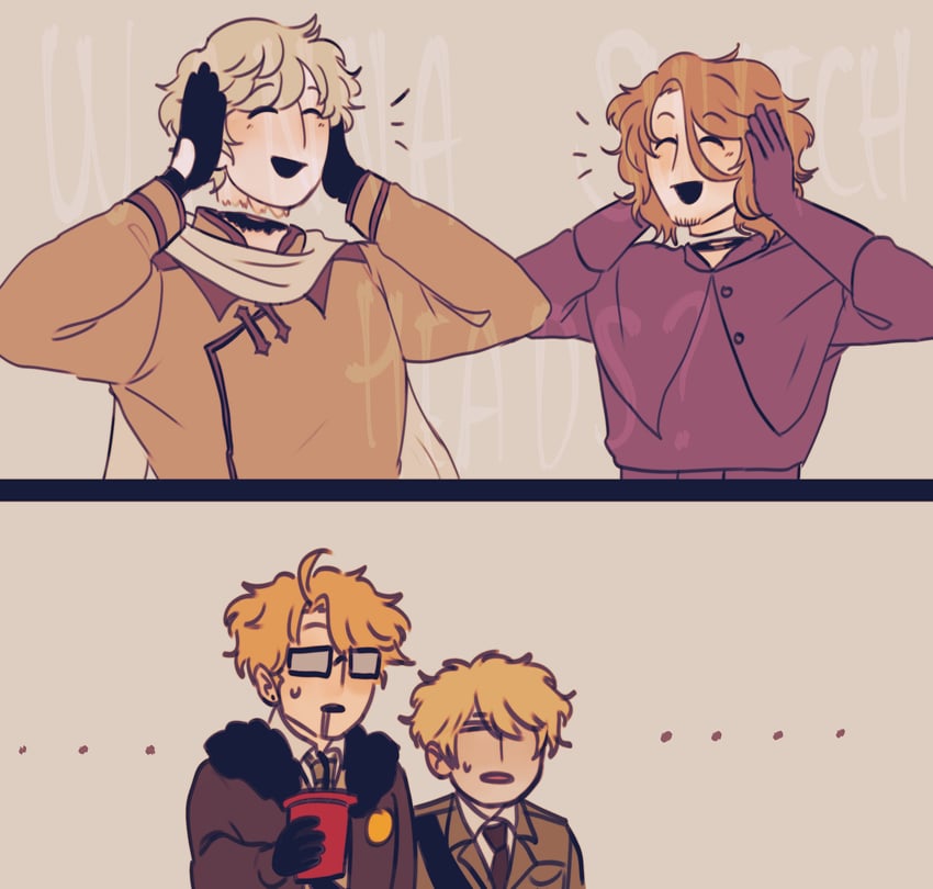 america, united kingdom, russia, and france (axis powers hetalia) drawn by ironicorange