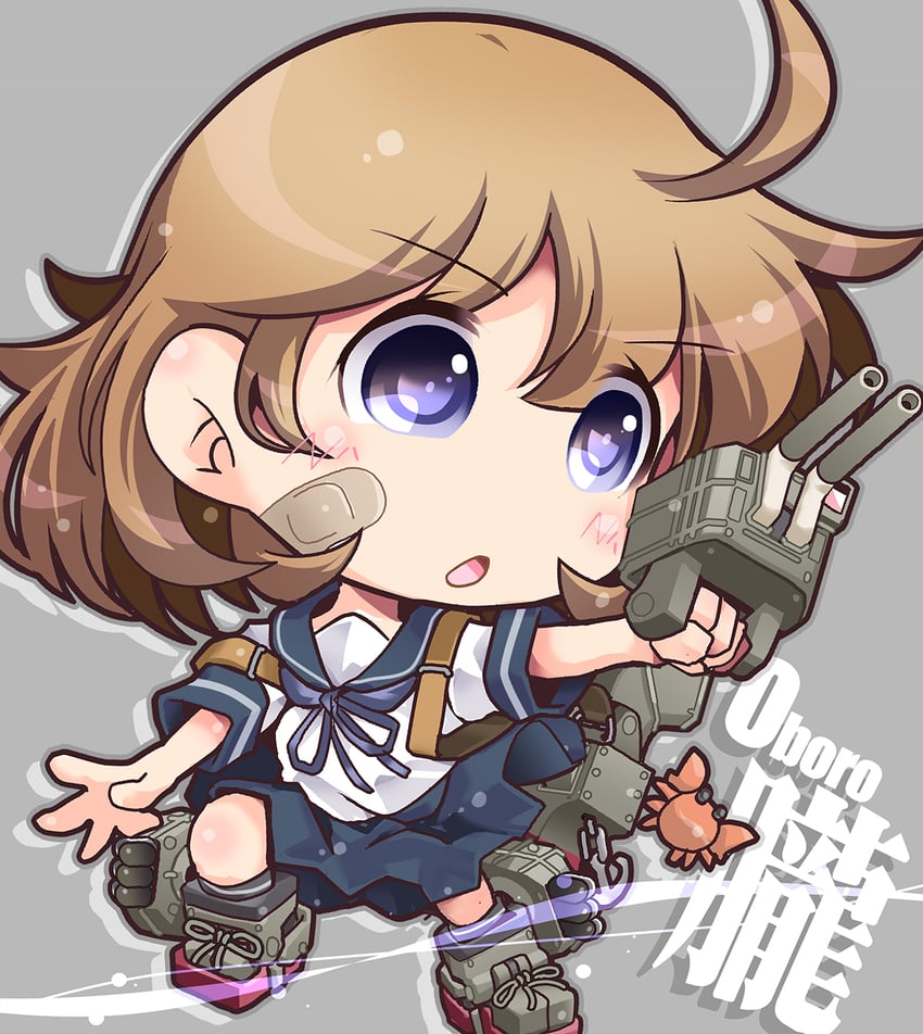 oboro (kantai collection) drawn by kuroneko_(kuroneko_works)