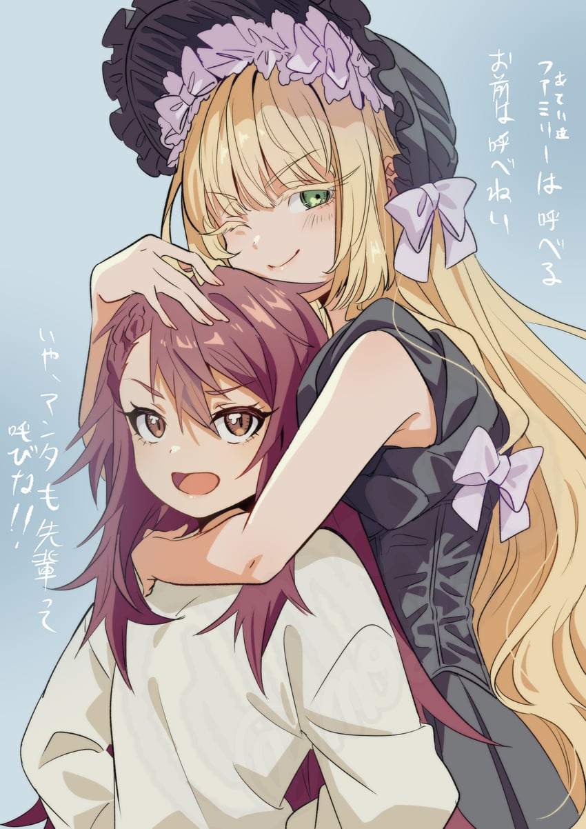 dei matsuri and tomogara saki (kimi no koto ga dai dai dai dai daisuki na 100-nin no kanojo) drawn by mado_cat02