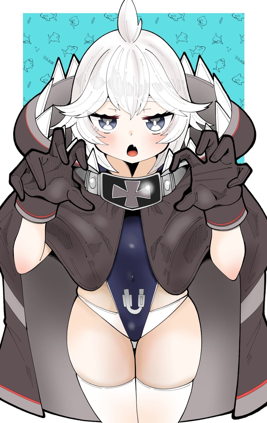u-110 (azur lane) drawn by tekitou_nimo_hodo_ga_aru