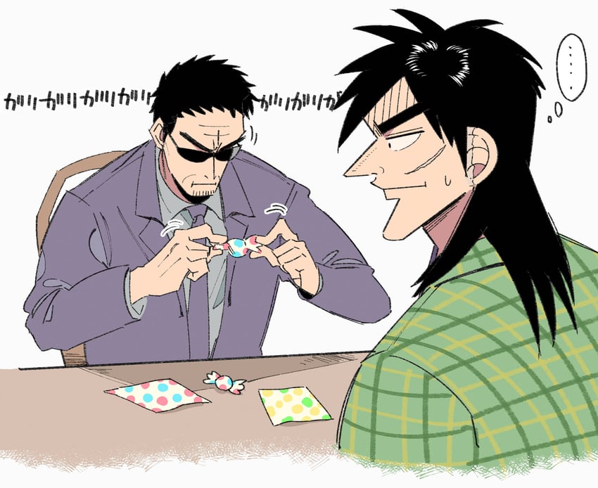 itou kaiji and endou yuuji (kaiji) drawn by inudori