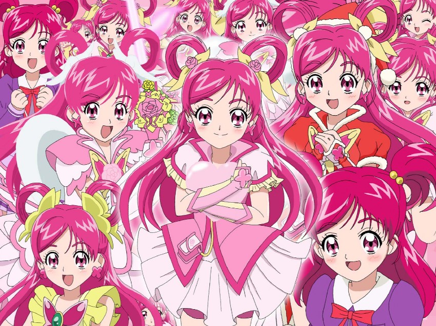 yumehara nozomi and cure dream (precure and 1 more)