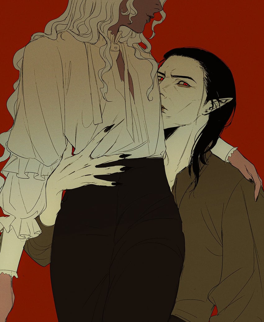 cazador szarr and vellioth (dungeons & dragons and 2 more) drawn by viol_vrt