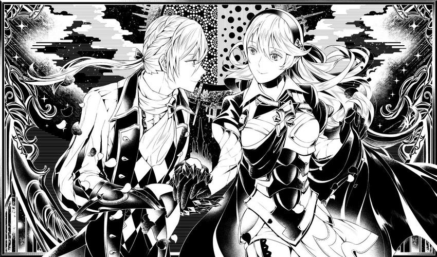 female corrin and jakob (fire emblem and 1 more) drawn by amao_miyuki