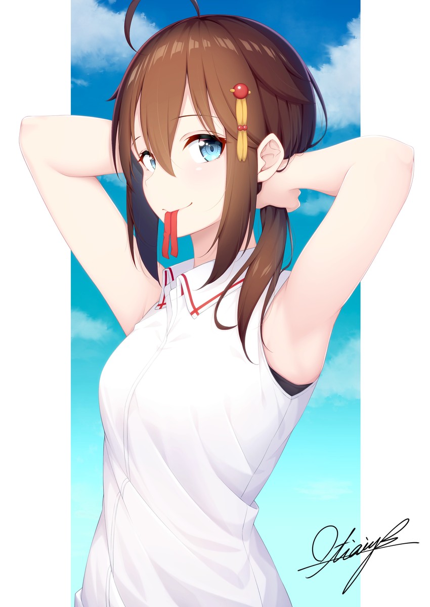 shigure and shigure kai ni (kantai collection) drawn by ochiai_miyabi