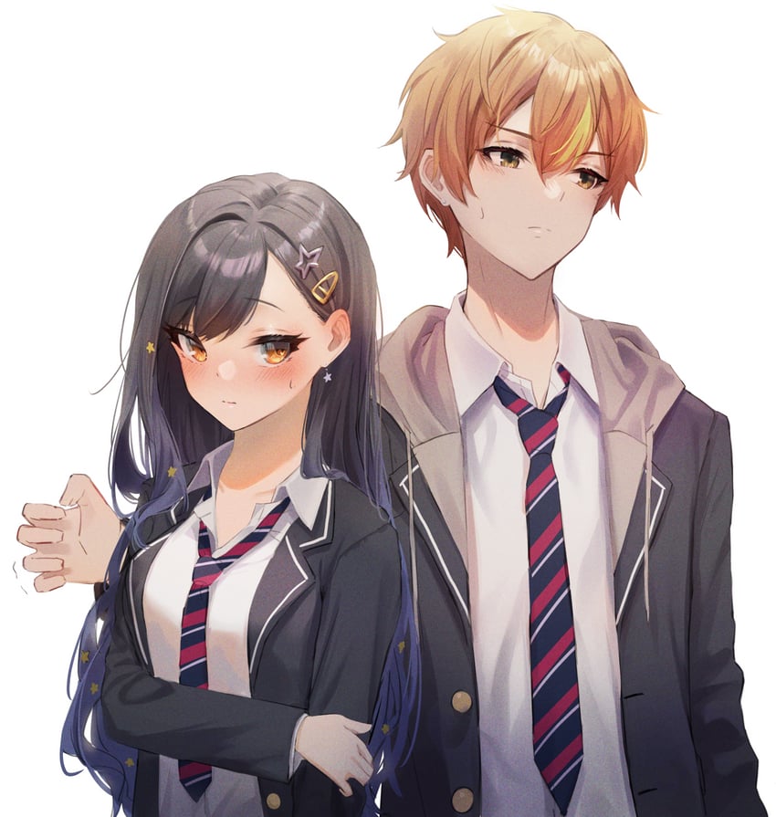 shinonome akito and shiraishi an (project sekai) drawn by ciawasemono