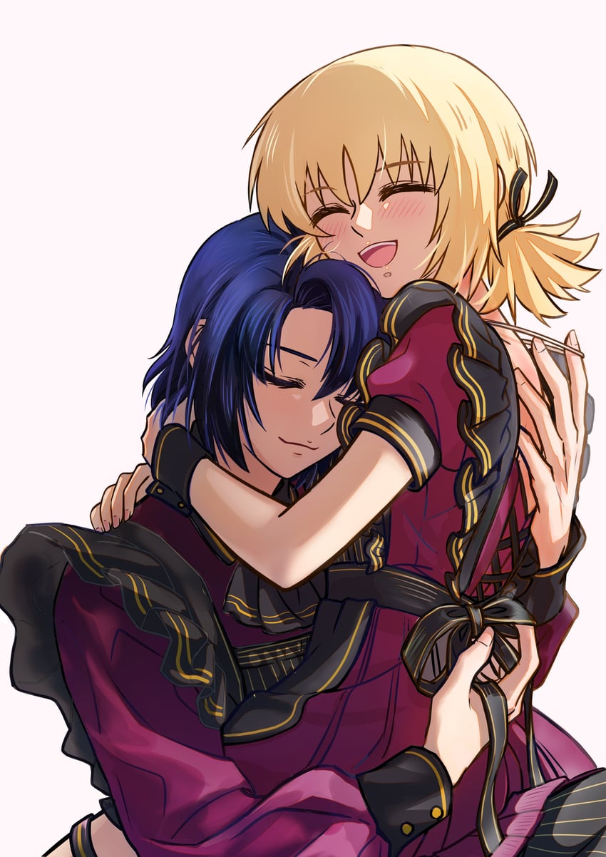 cagalli yula athha and athrun zala (gundam and 3 more) drawn by shenghuozhaozhao21312