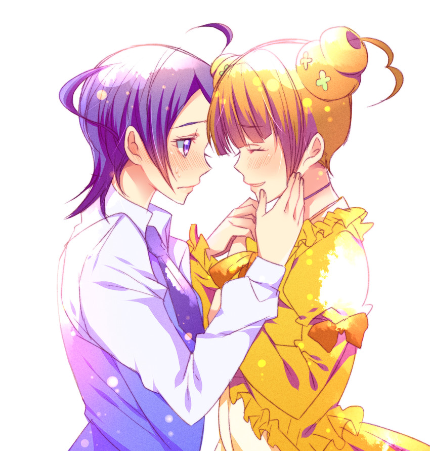 kenzaki makoto and yotsuba alice (precure and 1 more) drawn by engaya_soruto