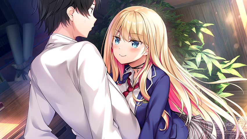 kusunoki iroha and nabeshima tatsuya (amaemi-longing for you-) drawn by oryo_(oryo04)