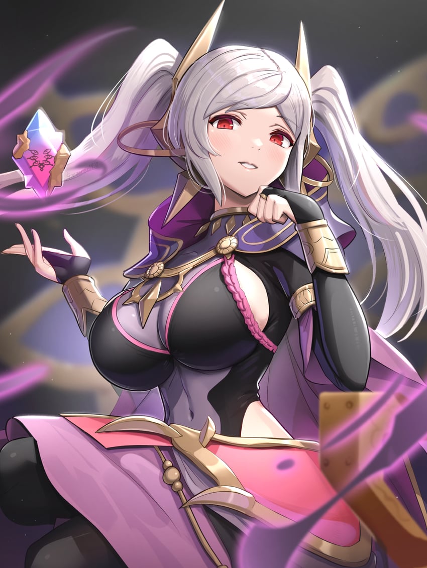 female robin (fire emblem and 3 more) drawn by gonzarez