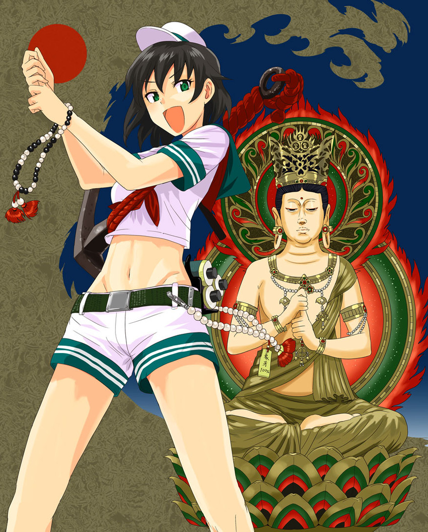murasa minamitsu, buddha, and vairocana (touhou) drawn by tsurui