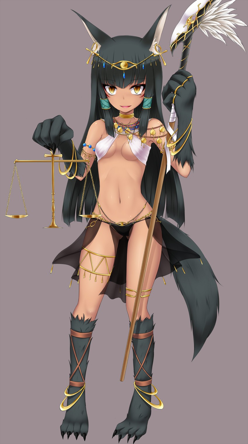 anubis (original and 1 more) drawn by shimo_(depthbomb)
