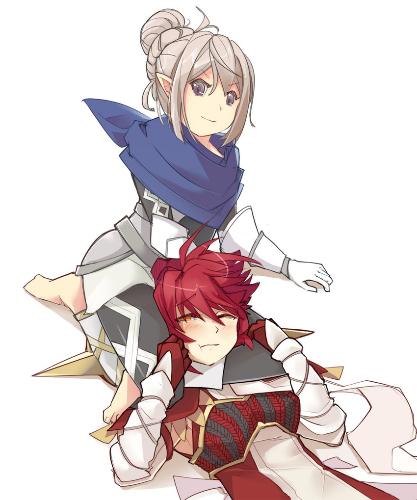 female kana and hinoka (fire emblem and 2 more) drawn by jaegan
