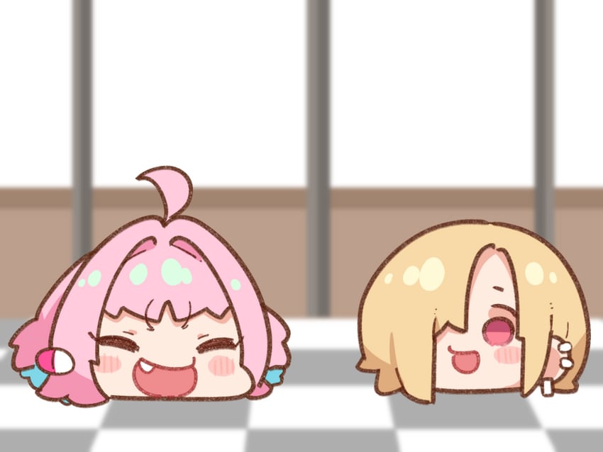 yumemi riamu and shirasaka koume (idolmaster and 1 more) drawn by takato_kurosuke
