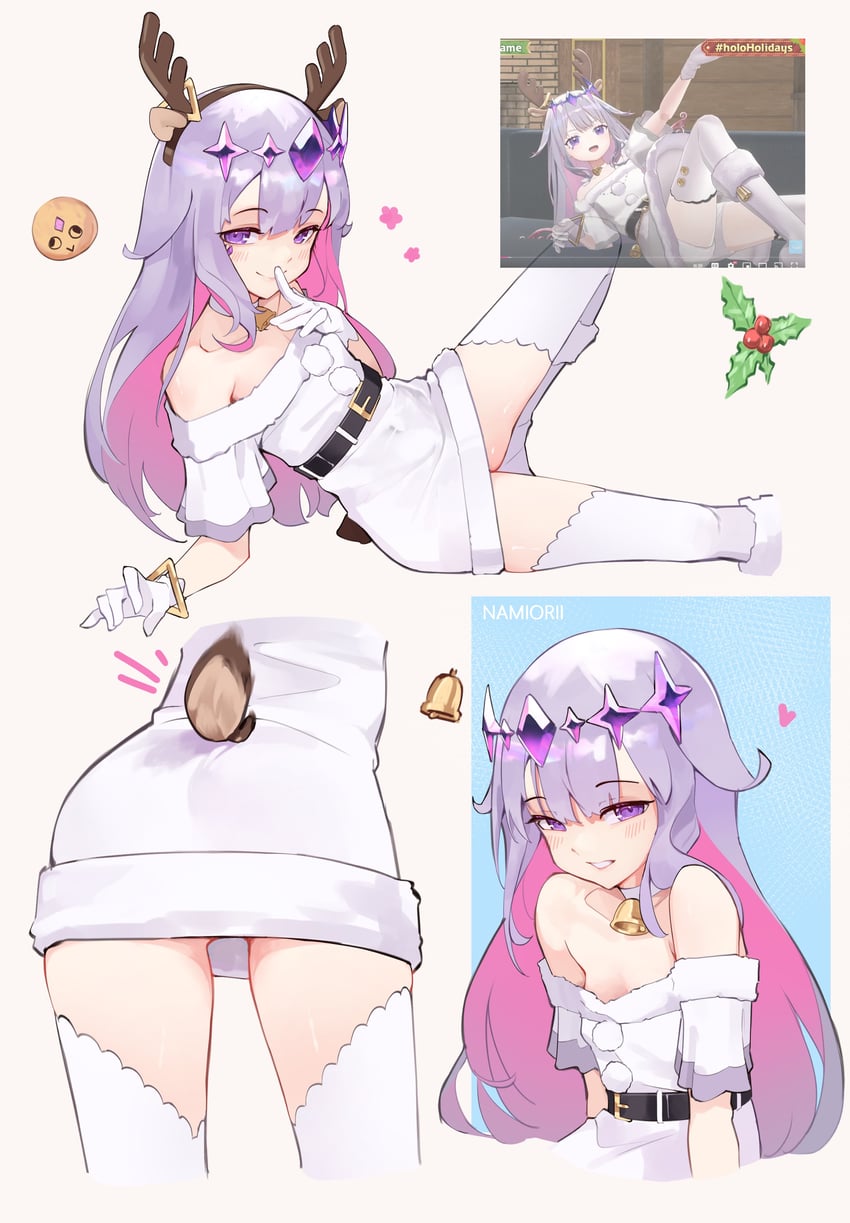koseki bijou and pebble (hololive and 1 more) drawn by namiorii