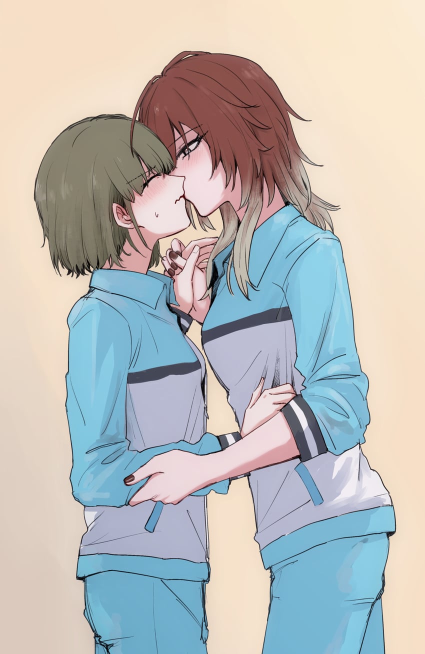 nanakusa nichika and aketa mikoto (idolmaster and 1 more) drawn by mine_hn