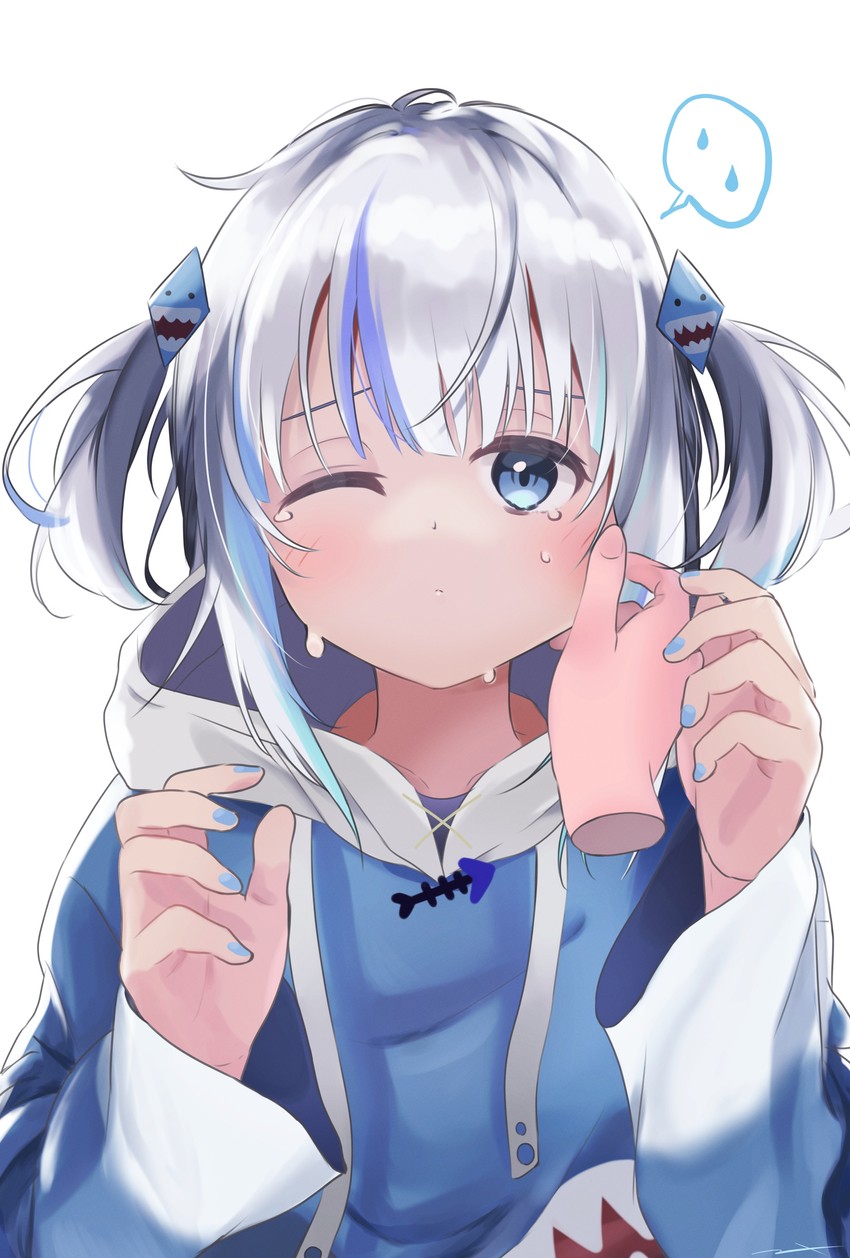 gawr gura (hololive and 1 more) drawn by nagato_you