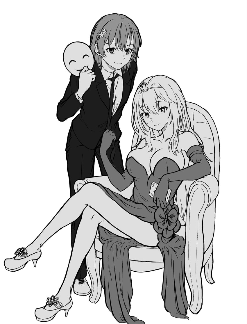 misaka mikoto and shokuhou misaki (toaru majutsu no index and 2 more) drawn by yakult1124
