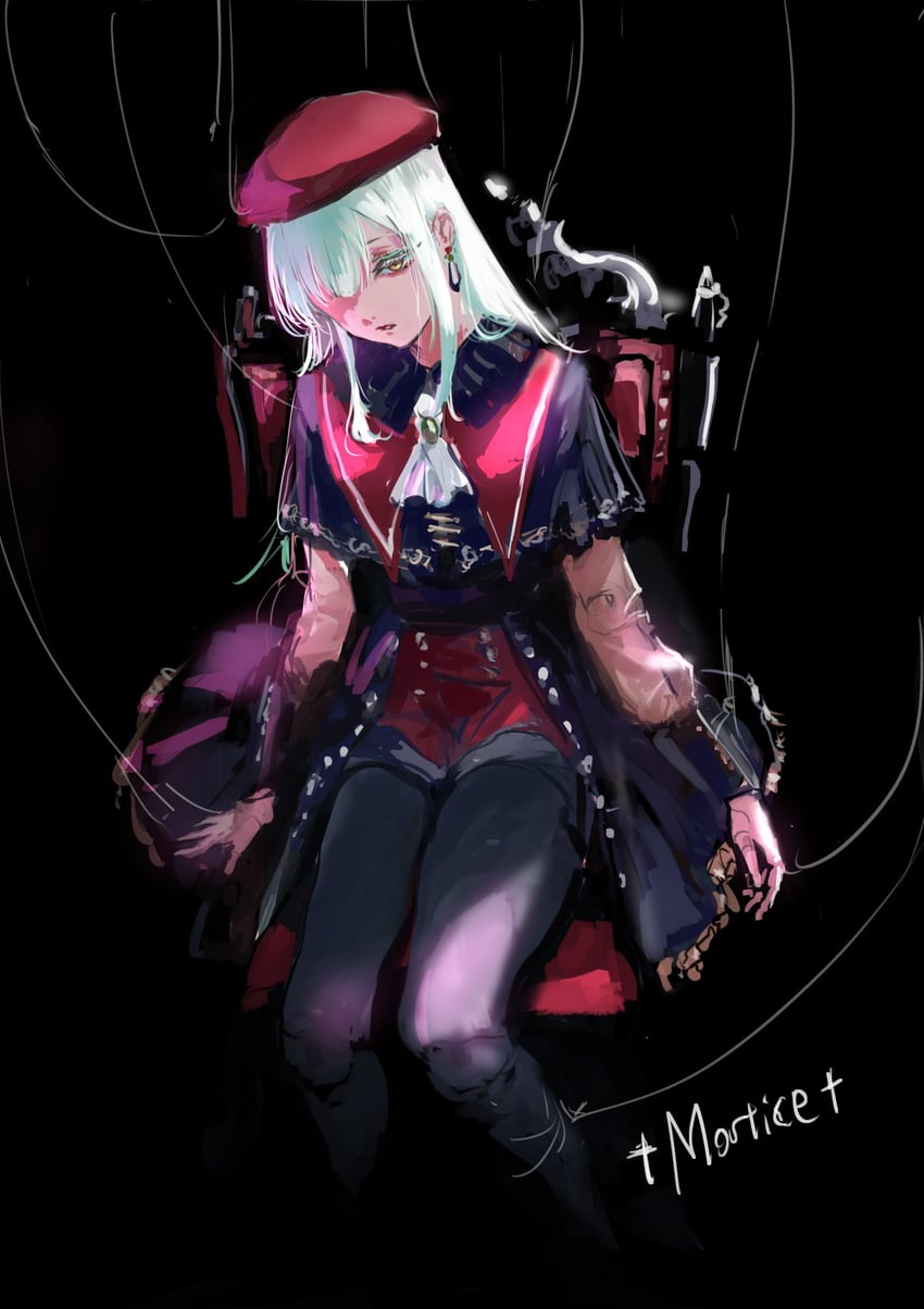 wakaba mutsumi and mortis (bang dream! and 1 more) drawn by osakana_(denpa_yun'yun)