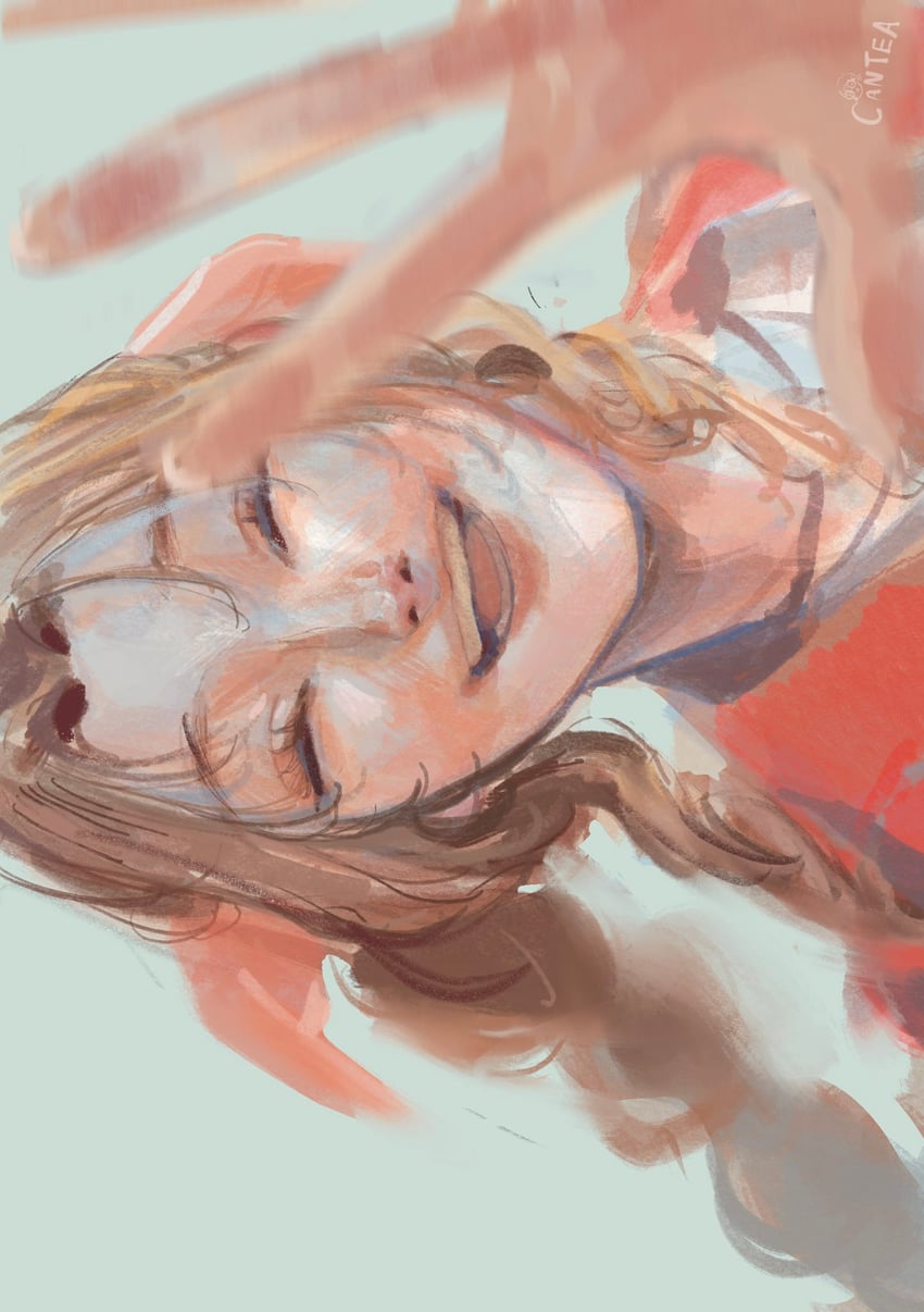 aerith gainsborough (final fantasy and 2 more) drawn by canteatea