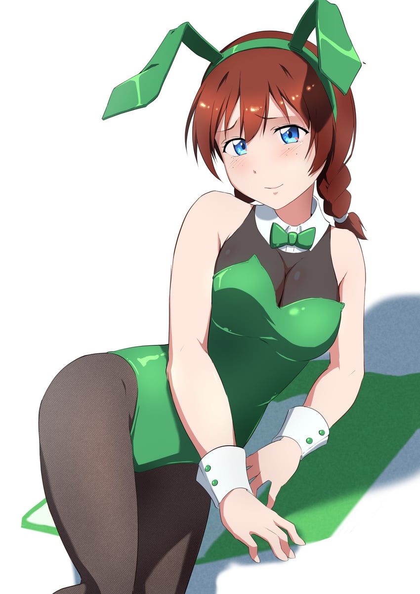 emma verde (love live! and 1 more) drawn by zasshoku_ojisan