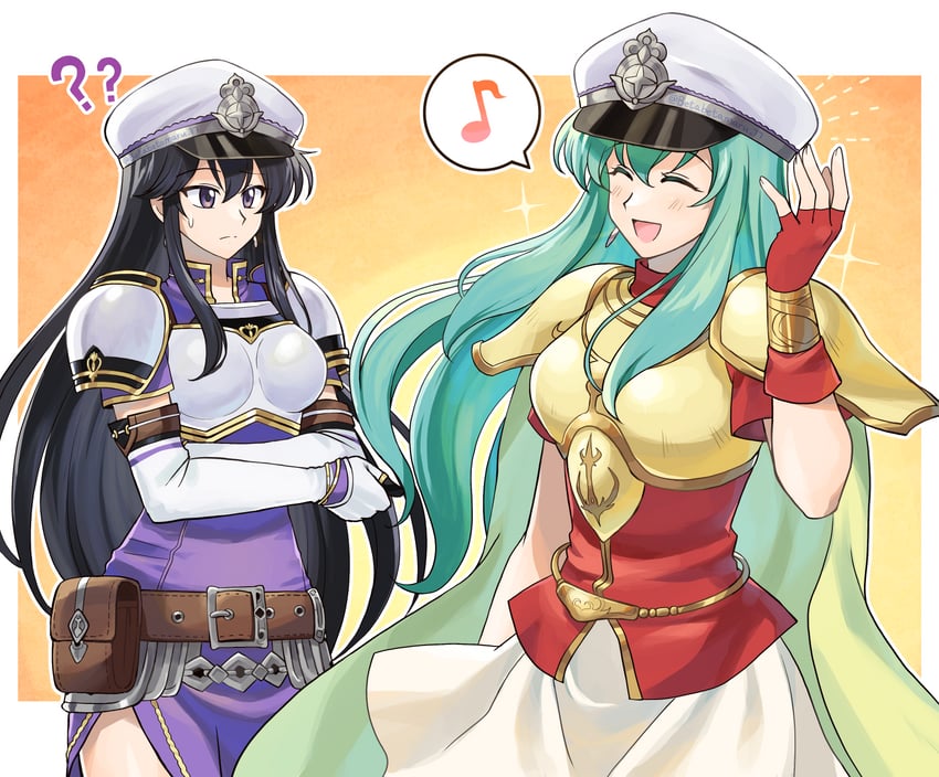 eirika and ayra (fire emblem and 3 more) drawn by betabetamaru