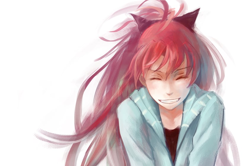 sakura kyoko (mahou shoujo madoka magica) drawn by die_(die0118)