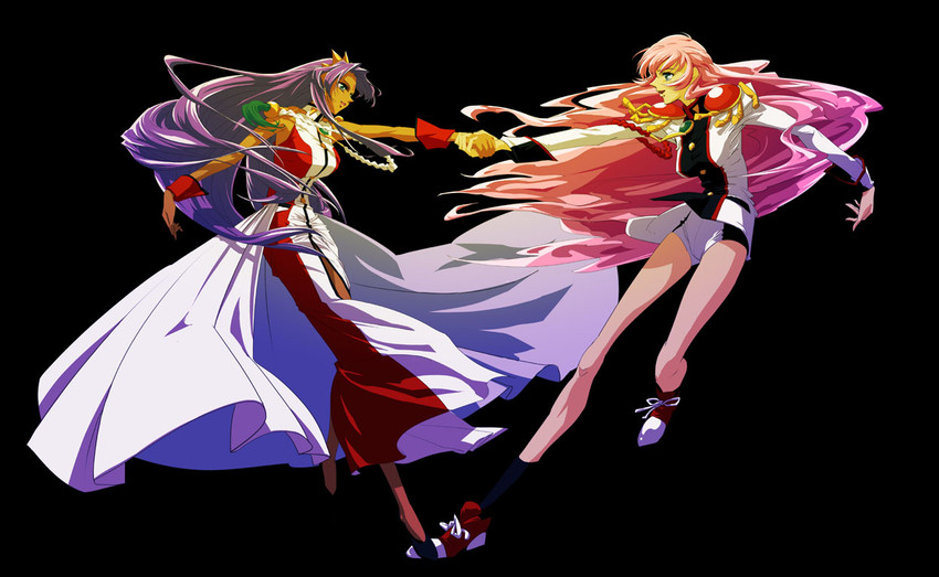 tenjou utena and himemiya anthy (shoujo kakumei utena and 1 more) drawn by f_(fuji)