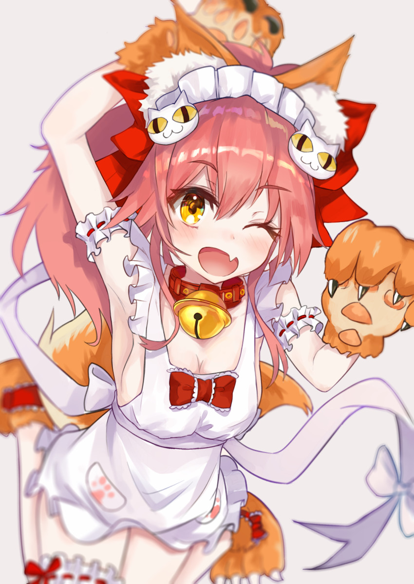 tamamo and tamamo cat (fate and 2 more) drawn by sakurano_shiyue