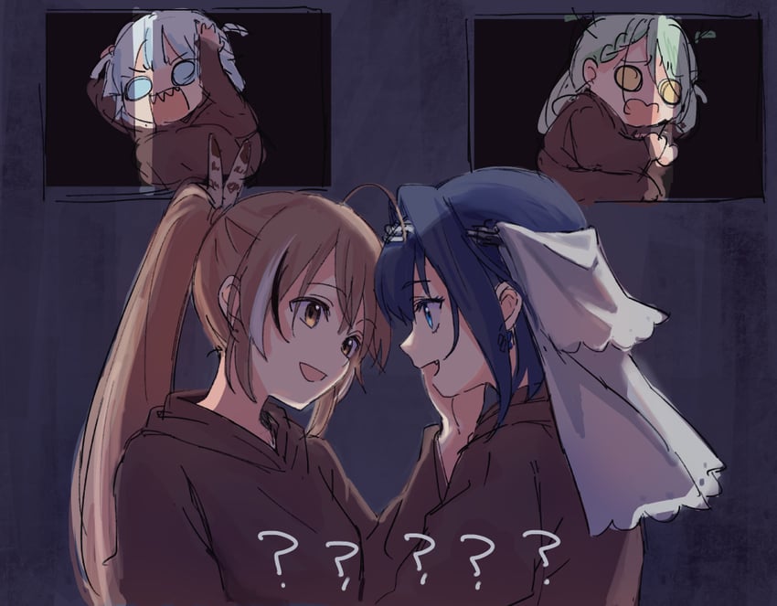 gawr gura, ouro kronii, nanashi mumei, and ceres fauna (hololive and 2 more) drawn by kisuu_(oddnumberr_)