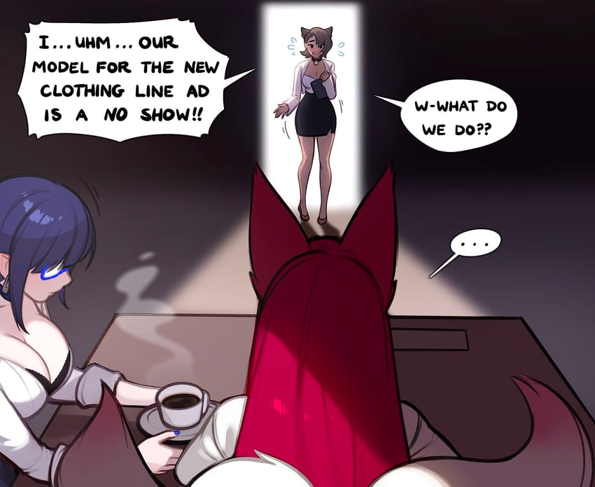 vivian seong and aspen (original and 1 more) drawn by blushyspicy