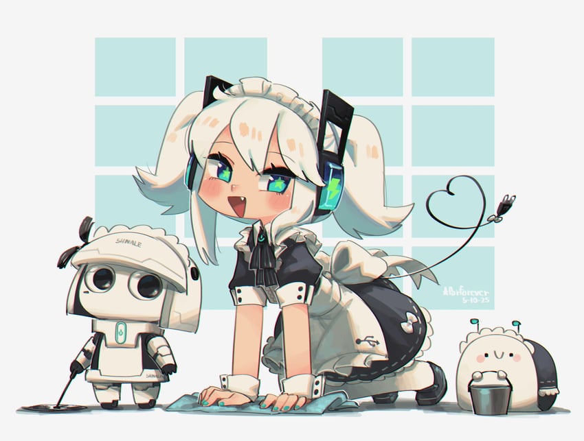 digitan and candy snail (original) drawn by porforever